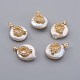 Natural Cultured Freshwater Pearl Pendants PEAR-F008-30G-Q-1