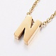 304 Stainless Steel Pendant Necklaces NJEW-G311-02N-2