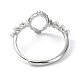 Регулируемые настройки для кольца-солитера из стерлингового серебра 925 шт. STER-K179-13P-3
