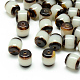 Harz perlen, Nachahmung Bodhi, Kolumne, Kokosnuss braun, 9~10x9.5~10 mm, Bohrung: 2 mm