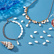 Nbeads 47 pcs perles de coquille de trochus naturelles BSHE-NB0001-26-4
