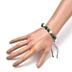Nylon regolabile bracciali intrecciati cavo di perline BJEW-JB05318-01-4