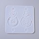 Boucle d'oreille moules en silicone pendentif DIY-L023-30-2