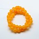 Imitation Amber Resin Round Beads Strands for Buddhist Jewelry Making RESI-A009A-10mm-02-2