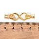 Латунь раз по сравнению с застежками KK-U016-20G-3