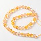 Dyed Synthetic Moonstone Round Beads Strands G-L376-8mm-A03-2