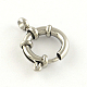 304 Stainless Steel Spring Ring Clasps STAS-R083-05-1