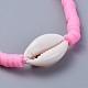 Umweltfreundliche handgefertigte Heishi Perlen geflochtene Armbänder aus Fimo BJEW-JB04318-03-2