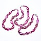 Colliers de perles en agate naturelle NJEW-G925-02-4