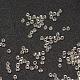 15/0 perles de rocaille rondes en verre transparent SEED-J010-F15-21-3