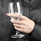 925 anillo de dedo de plata de primera ley con baño de rodio RJEW-L108-01C-P-2