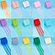 Benecreat 15 рулон 150 м разноцветная кружевная лента с цветочным узором в рулоне для свадебного приглашения OCOR-BC0003-01-5