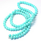 Baking Painted Glass Round Bead Strands DGLA-Q019-10mm-74-3