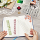 透明なシリコンスタンプ  DIYスクラップブッキング用  装飾的なフォトアルバム  カード作り  音符  160x110x2.5mm DIY-WH0504-51G-3