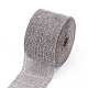 Polyester Imitation Linen Wrapping Ribbon OCOR-G007-01G-2