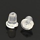 Clear Plastic Ear Nuts KY-F002-02A-2