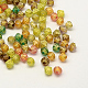 Plating Transparent Acrylic Bicone Beads X-PACR-Q100-05-1