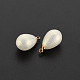 Colgantes de perlas de imitación de plástico abs KK-N242-015-4