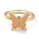 Butterfly Fidget Ring for Anxiety Stress Relief RJEW-P024-01A-1