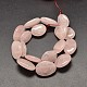 Natural Rose Quartz Nuggets Beads Strands G-P091-25B-2