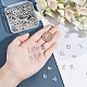 DICOSMETIC 288pcs 36 Styles 304 Stainless Steel Alphabet Charms Letter A-Z Pendants Number 0-9 Charms Initial Letter Charms Small Hole Charms for Jewelry Making STAS-DC0002-31-3