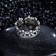 Nueva moda tailandesa anillos de plata 925 esterlina RJEW-BB33720-3