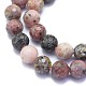 Natürliche Pflaumenblüte Jade Perlen Stränge G-K310-A14-10mm-3