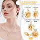 Beebeecraft 8Pcs Gold Sunflower Charms 18K Gold Plated Sunflower Pendant Charms Craft Supplies for DIY Jewelry Earrings Necklace Bracelet Making Finding KK-BBC0002-54-2