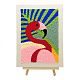 Flamingo Punch Embroidery Supplies Kit DIY-H155-13-1