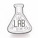 Брошь word live lab love JEWB-M023-12-1
