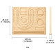 Прямоугольные доски для дизайна деревянных браслетов TOOL-YWC0003-03B-4