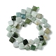Brins de perles de jadéite du myanmar naturel G-A092-D01-01-3