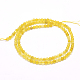 Chapelets de perles en opale jaune naturelle G-F509-07-4mm-2