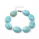 Acrylic Imitation Gemstone Beads Bracelets BJEW-JB04683-02-1
