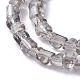 Chapelets de perles en verre électroplaqué EGLA-L023A-PL01-2