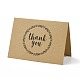 Kraft Paper Thank You Greeting Cards DIY-F120-01C-1
