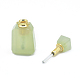 Facettierbare Parfümflaschenanhänger aus facettierter natürlicher Jade G-E556-04A-3
