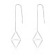 Trendy Brass Threader Earrings EJEW-BB21108-1