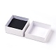 厚紙ギフト箱  正方形  ホワイト  7.5x7.5x3.5cm CBOX-G017-05-2