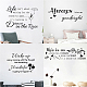 PVC Quotes Wall Sticker DIY-WH0200-010-6