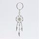 Woven Net/Web with Feather Alloy Keychain KEYC-JKC00125-02-1