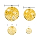186pcs 4 tamaños de hebras de cuentas de citrino natural G-LS0001-08-3