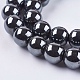 Non-Magnetic Synthetic Hematite Beads Strands G-H1624-10mm-1-3