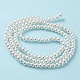 Baking Painted Pearlized Glass Pearl Round Bead Strands HY-Q003-6mm-01-3