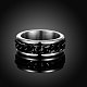 Fashionable 316L Titanium Steel Wide Band Rings for Men RJEW-BB07118-10-2