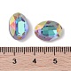 Cabochons de strass en verre&nbsp;RGLA-L029-02B-BBLA-3