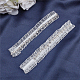 Elastische Brautstrumpfbänder aus Spitze AJEW-WH0258-224-5