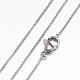304 Stainless Steel Curb Chain Necklaces STAS-P101-58P-1