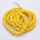 Handmade Frosted Lampwork Beads Strands LAMP-J066-06-2