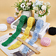 Gorgecraft 7 Bundles 7 Colors  Elastic Crochet Headband Ribbon WCOR-GF0001-01-3